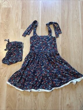 Love & Grow Clothing Co Lady Liberty Floral Dress - size 5